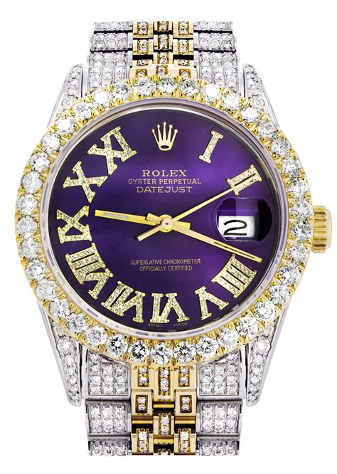 iced out versace watch|iced out rolex 36mm.